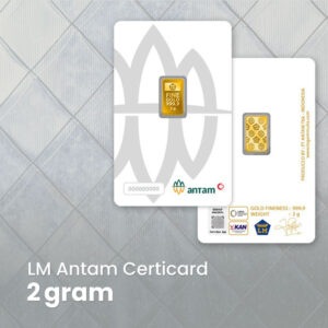 Emas Antam Certicard 2 gram