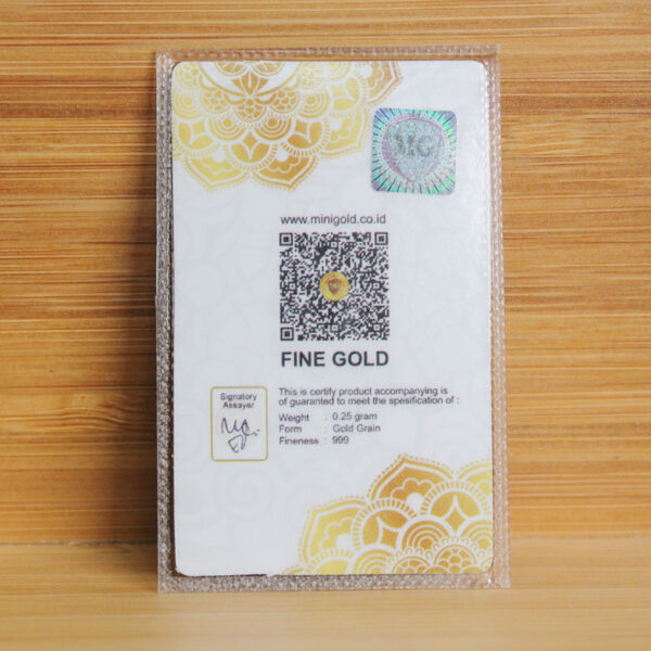 Minigold Black Series 0.025 gram - Gambar 3