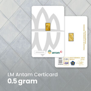 Emas Antam Certicard 0.5 gram